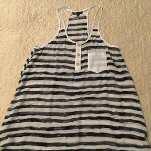 🚩Striped Blue and White Women's Tunic Top